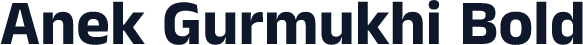 Anek Gurmukhi Bold