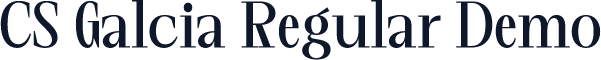 CS Galcia Regular Demo