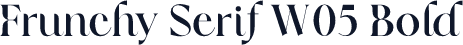 Frunchy Serif W05 Bold