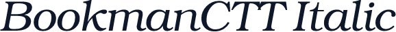 BookmanCTT Italic