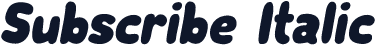 Subscribe Italic