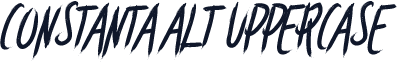 Constanta Alt Uppercase