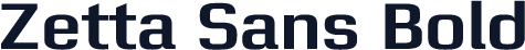 Zetta Sans Bold