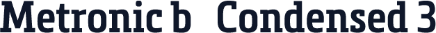 Metronic b   Condensed 3