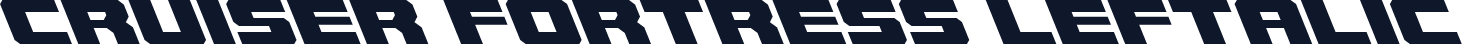 Cruiser Fortress Leftalic