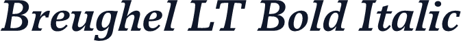 Breughel LT Bold Italic