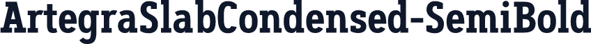 ArtegraSlabCondensed-SemiBold