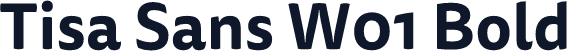 Tisa Sans W01 Bold