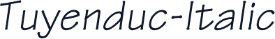 Tuyenduc-Italic