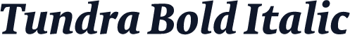 Tundra Bold Italic