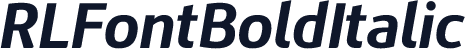 RLFontBoldItalic