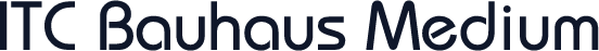 ITC Bauhaus Medium