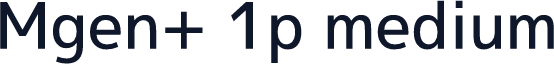 Mgen+ 1p medium