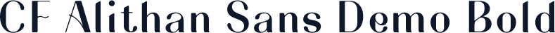 CF Alithan Sans Demo Bold