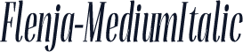 Flenja-MediumItalic
