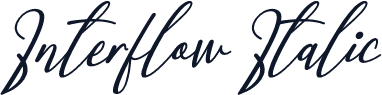 Interflow Italic