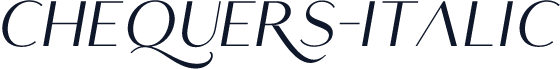 Chequers-Italic