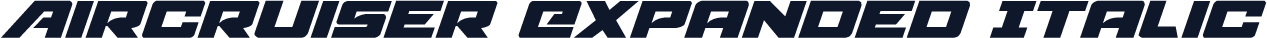 Aircruiser Expanded Italic