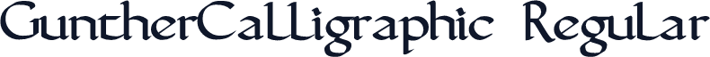 GuntherCalligraphic Regular