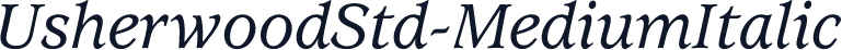 UsherwoodStd-MediumItalic