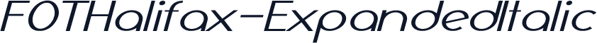 FOTHalifax-ExpandedItalic