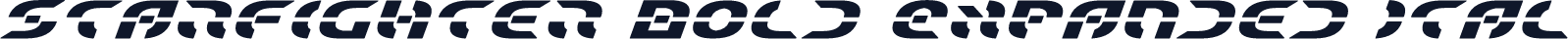 Starfighter Bold Expanded Ital