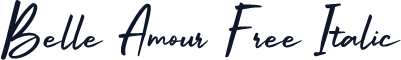 Belle Amour Free Italic