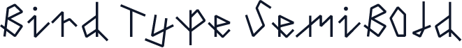 Bird Type SemiBold