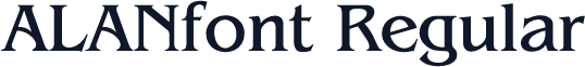ALANfont Regular