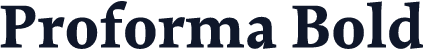 Proforma Bold