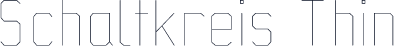Schaltkreis Thin