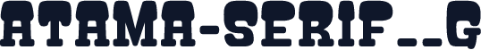ATAMA-SERIF__G