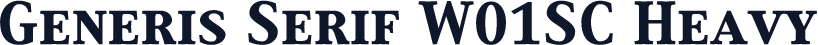 Generis Serif W01SC Heavy