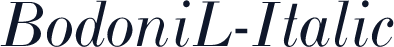 BodoniL-Italic