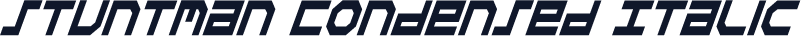 Stuntman Condensed Italic