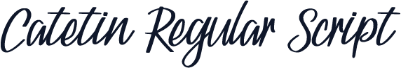 Catetin Regular Script