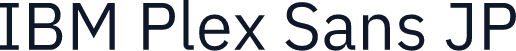 IBM Plex Sans JP