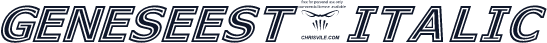 GeneseeSt-Italic