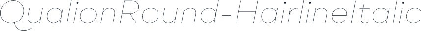 QualionRound-HairlineItalic