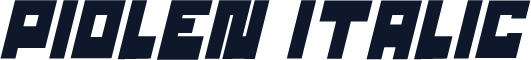 PIOLEN Italic