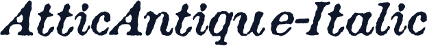 AtticAntique-Italic