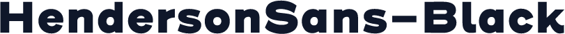 HendersonSans-Black