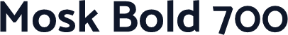 Mosk Bold 700