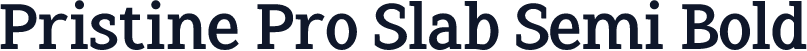 Pristine Pro Slab Semi Bold