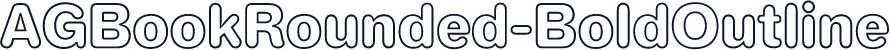 AGBookRounded-BoldOutline