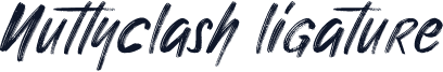Nuttyclash ligature