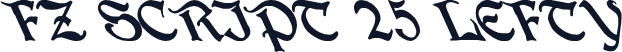 FZ SCRIPT 25 LEFTY