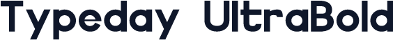 Typeday UltraBold