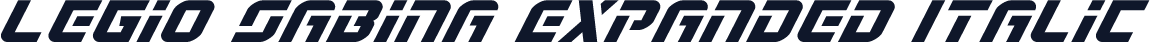 Legio Sabina Expanded Italic