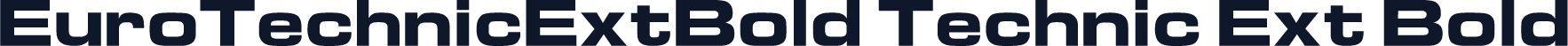 EuroTechnicExtBold Technic Ext Bold